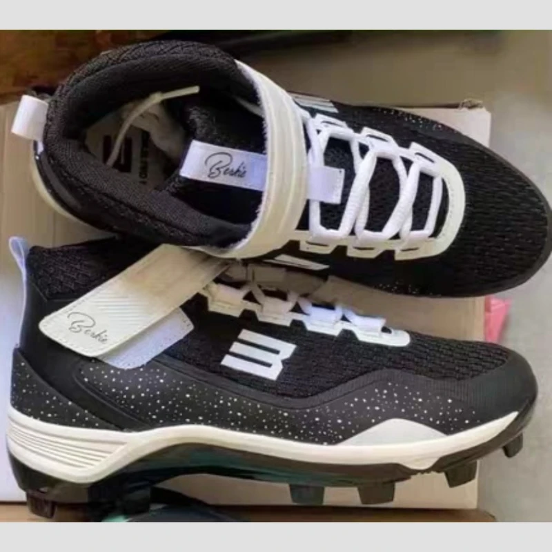 Professional Men Baseball Shoes Outdoor Lawn Competition Sport Big Size 47 Sports Shoe For Men Mid-Top Baseball Shoes for Man