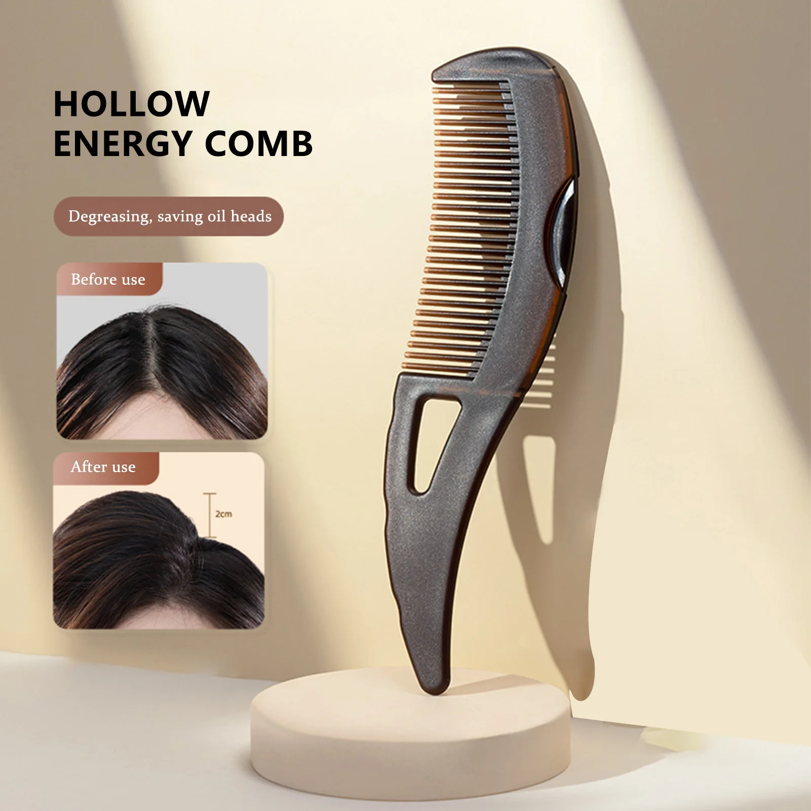 Healthier Scalp Hair Dressing Comb Energy Massage Scalp Comb for Salon Hairdressing Styling Tools