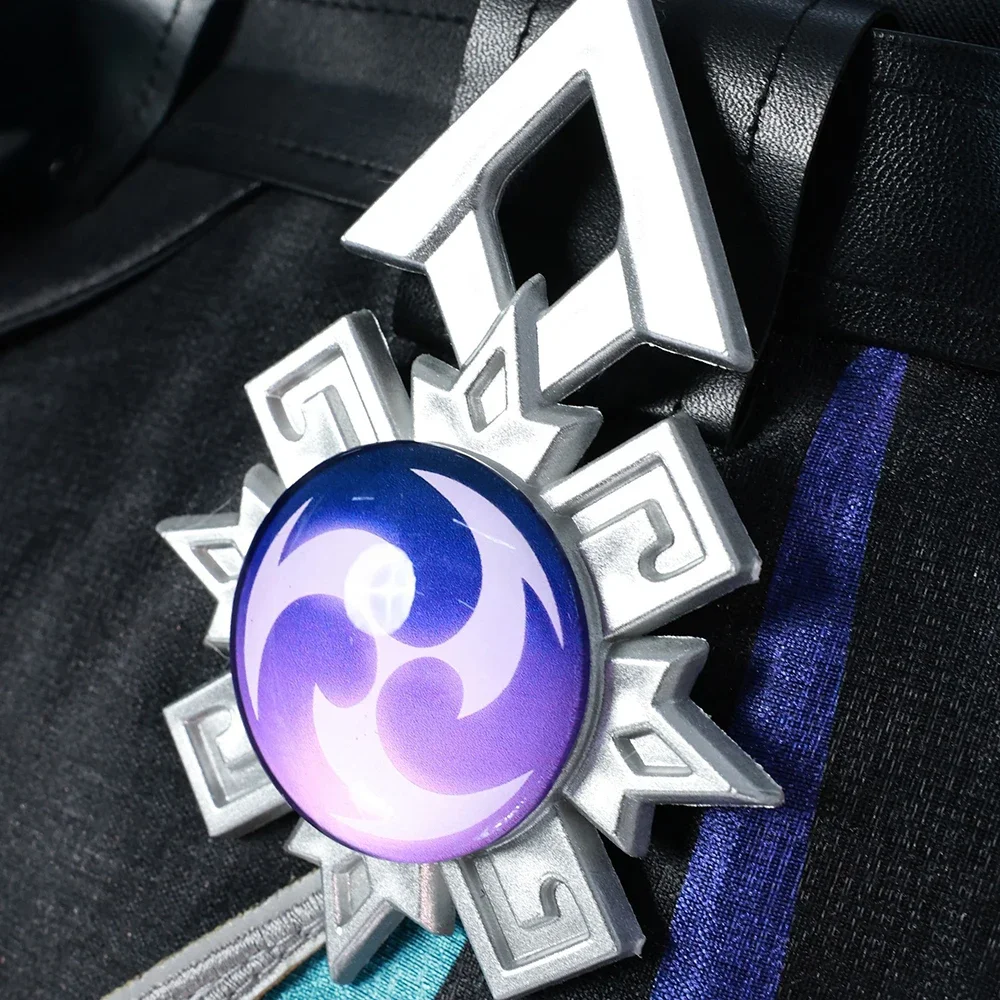 Gioco Genshin Impact Ororon Costume Cosplay Uomo Top Pantaloni Mantello Set completo Uniforme Vestito Carnevale Abiti da festa di Natale