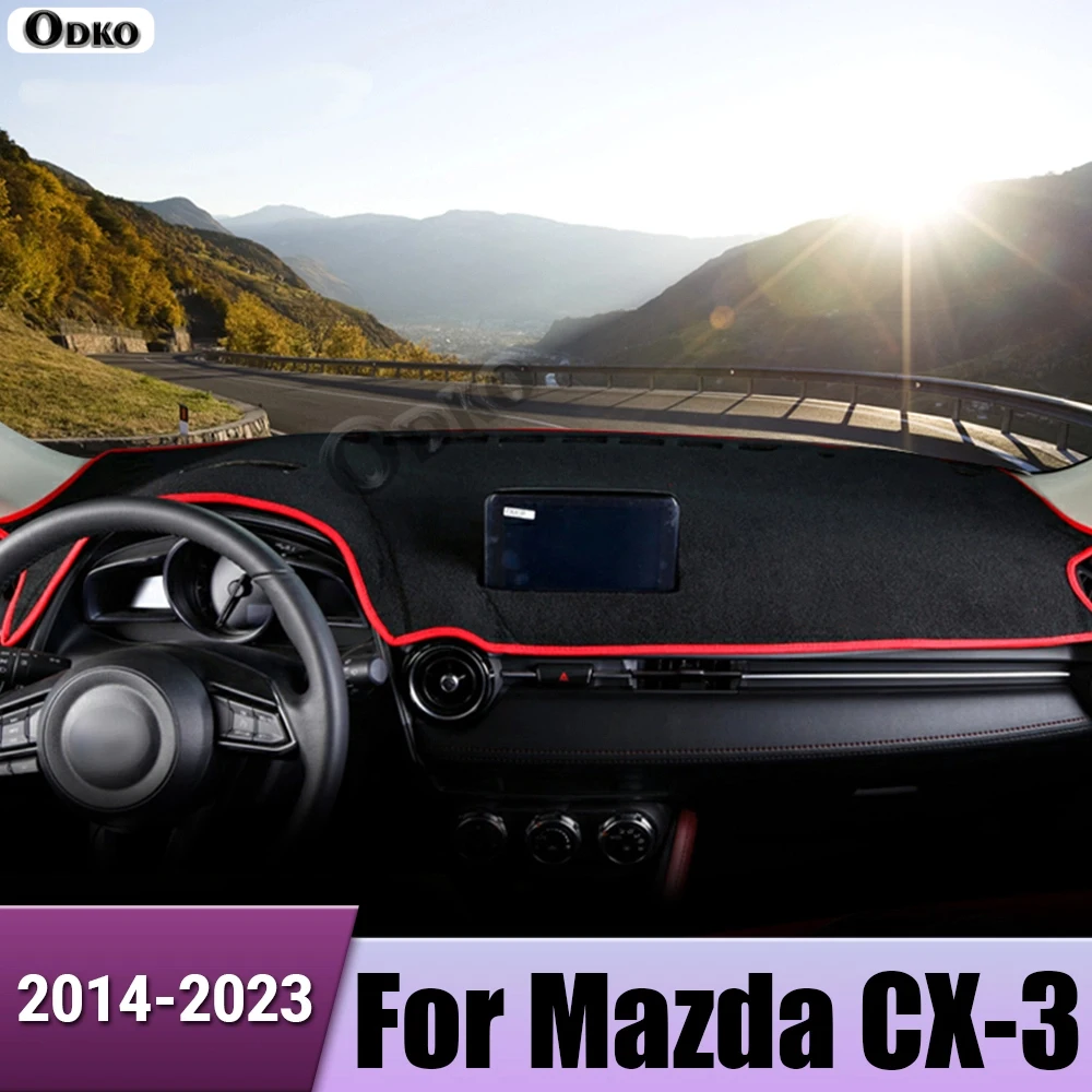 

Car Dashboard Cover Avoid Light Non-slip Pad For Mazda CX-3 CX3 2014 2015 2016 2017 2018 2019 2020 2021 2022 2023 Accessories
