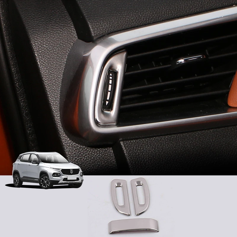 Car Center Console Dashboard Air Vent Outlet Trims for Chevrolet Groove CN180S 2017 2018 2019 2020 2021 2022 2023 Baojun 510