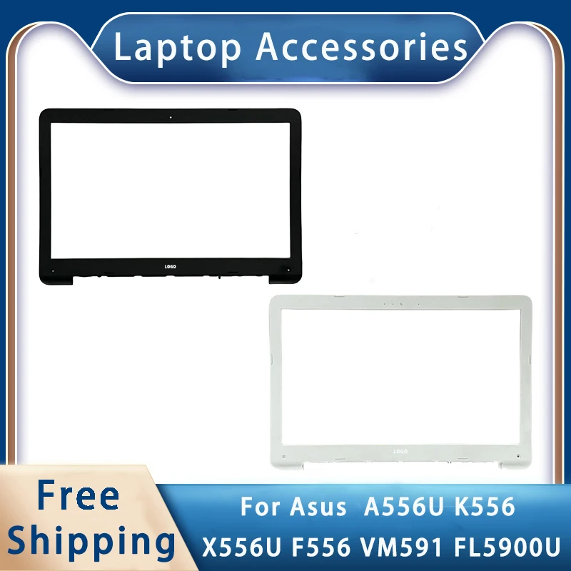 

New For Asus A556U K556 X556U F556 VM591 FL5900U ;Replacemen Laptop Accessories Front Bezel With LOGO Black White