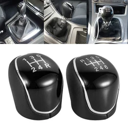 1 Pc 5 6 Speed Gear Head Shift Knob for Ford Focus MK2 MK3 Mondeo MK4 C-MAX S-MAX Kuga Galaxy Transit