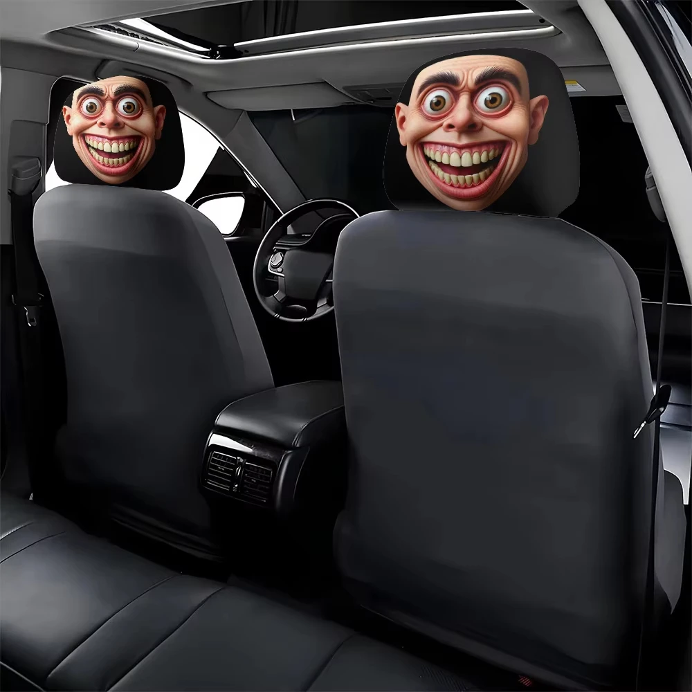 Car Seat Headrest Decoration Sleeve Removable Automobile Head Rest Cover For Vehicle Interior