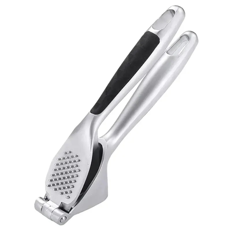 

Мясорубка для чеснока ABZL с эргономичной мягкой ручкой, 1 шт., пресс для чеснока из цинкового сплава, легко сжимается, чистый дизайн