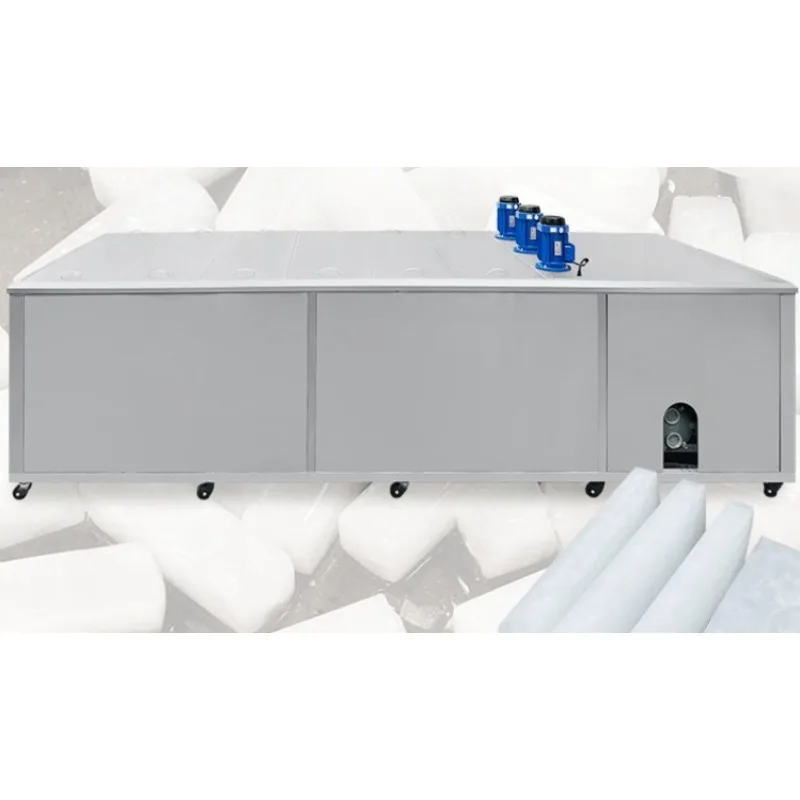 Nissan 5-ton 25kg ice cube ice brick machine, which can continuously produce industrial ice machines