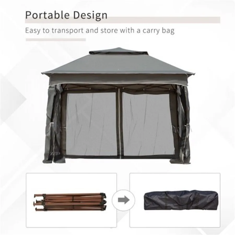 

Tent Outdoor Patio Pop Up Canopy Gazebo