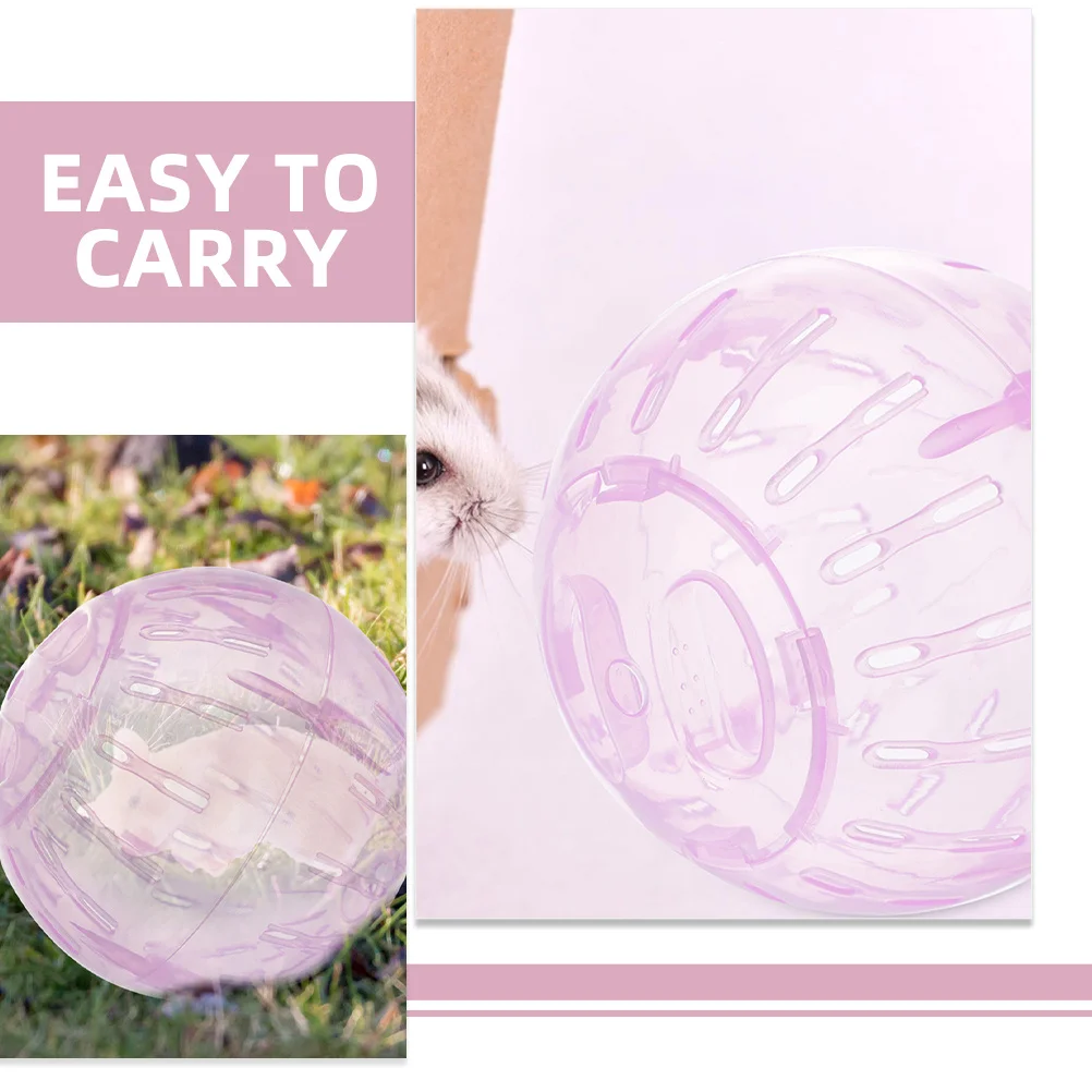 

Hamster Exercise Ball Clear Small Pet Running Ball For Dwarf Hamster Gerbil Chinchilla Cage Rat Hedgehog Fitness Portable