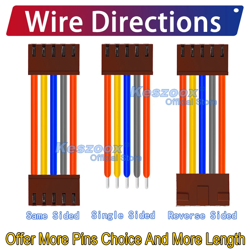 JAE 2.5mm Silicone Wire Brown Connector 2/3/4/5/6/7/8/9/10/11/12Pin Cable Crimp Terminals Block Jack Plug 22AWG Copper wire