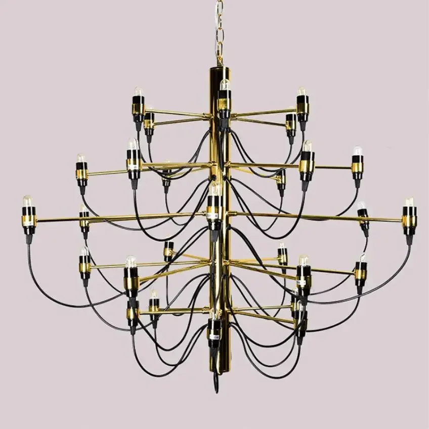 モダンシルバーゴールド18/30/50灯アートデザイナーサマーフルーツペンダントライトリビングルームダイニングルームホテルペンダントランプ