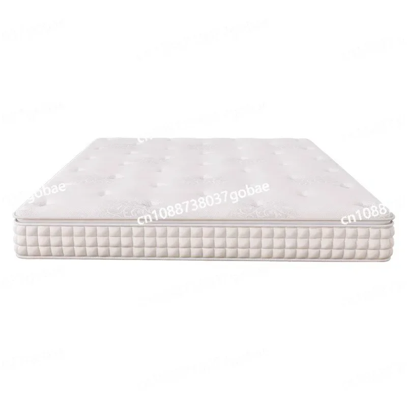 Five-star Hotel Spring Mattress White Thin Mattress 15cm Thick Natural Latex Memory Cotton Household Cushion 20cm