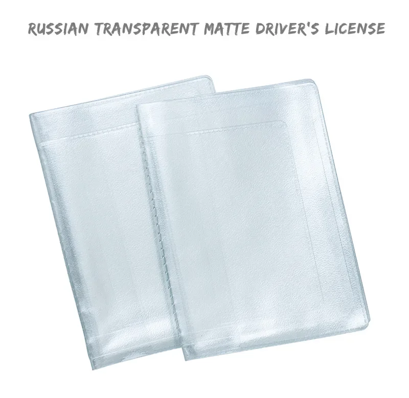 Waterproof Transparent Auto Document Driver\'s License Case PVC Protect Car ID Card Credit Card Passport Holder