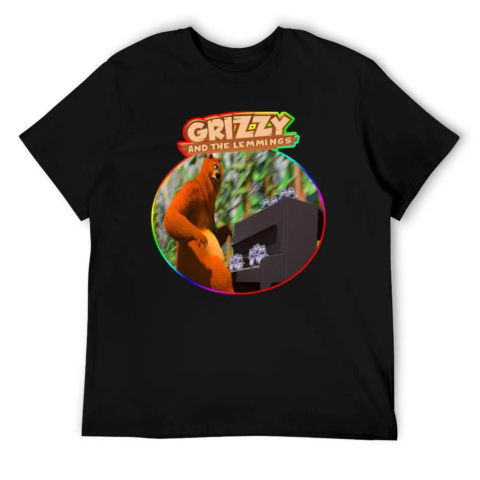 

grizzy and the lemmings T-Shirt g man t shirts for men t shirts for man pack cotton T-Shirt