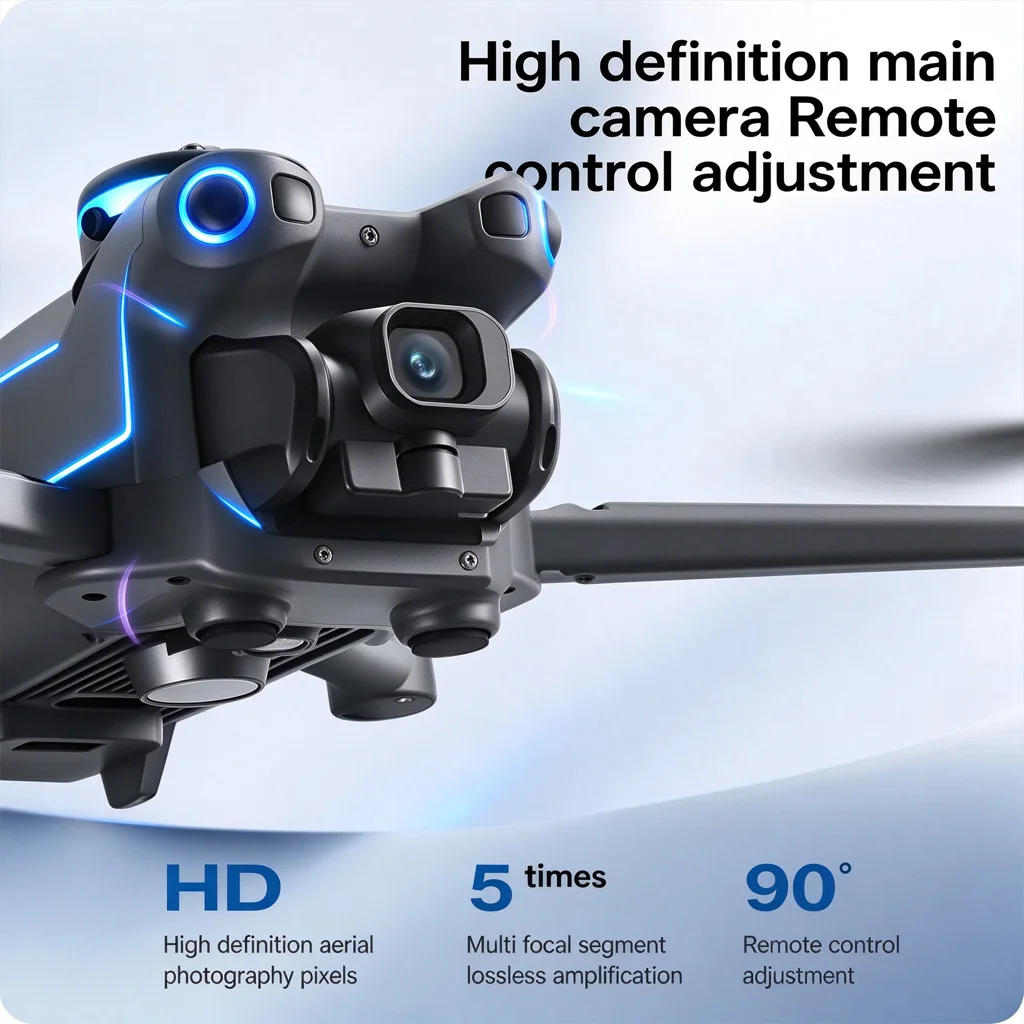 Potensic Drones Under 249g GPS Auto Return Single Axis Gimbal EIS Professional Drone Max 4-KM Waypoint Flight Follow Me GT60 Dro