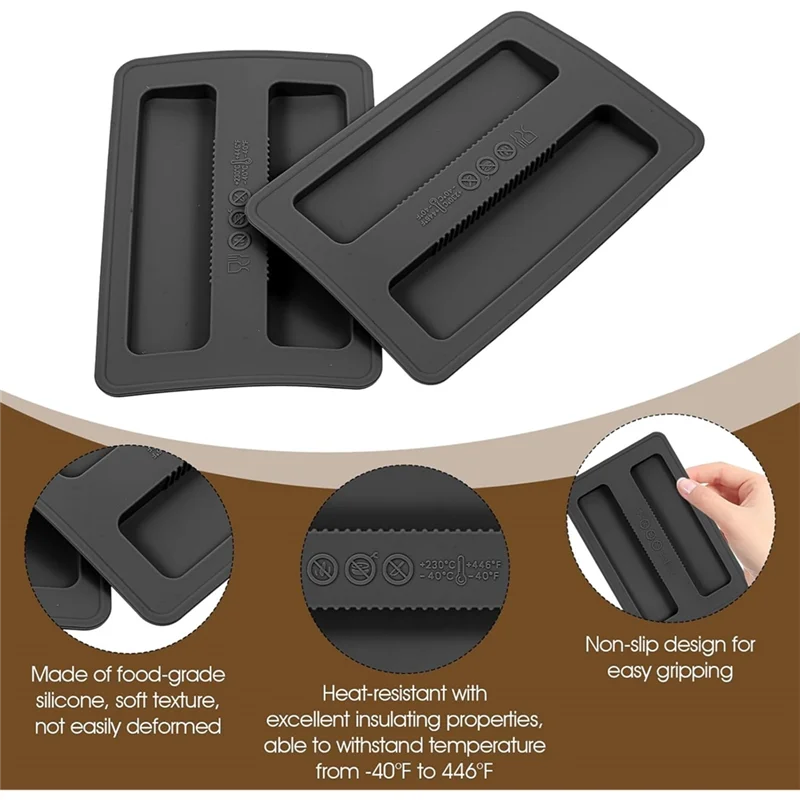 A05G-เครื่องปิ้งขนมปังฝุ่นครอบคลุม 2Pcsซิลิโคนสําหรับเครื่องปิ้งขนมปังขนมปังเครื่องฝาปิดกันฝุ่นขนมปังMakerอุปกรณ์เสริม