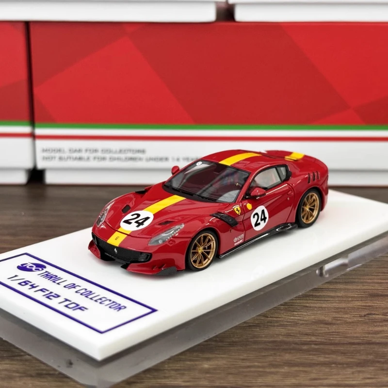 1:64 F12 TDF high-end resin miniature car fashion model display