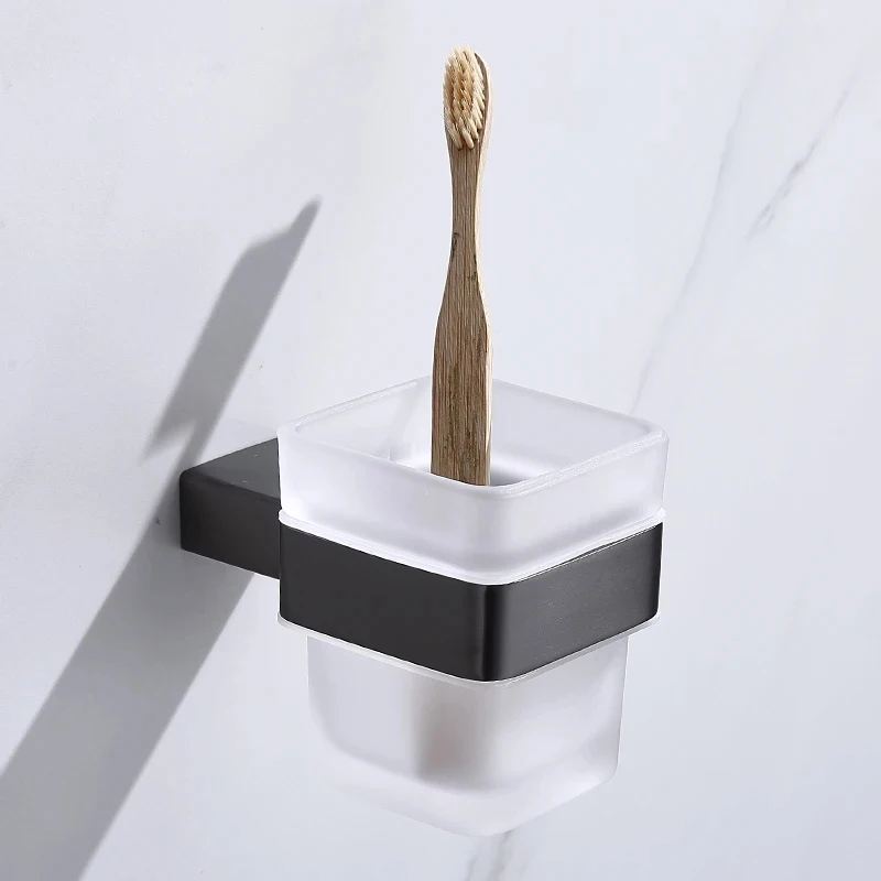 

Wall Mounted Perforated Storage Rack, Wall Mounted Bathroom, Household Toothbrush Cup Storage, Mouthwash Cup Pendant