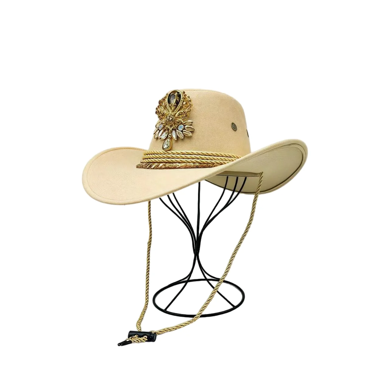 HongLuan Glitterkostuumhoed Volwassene & Cowboyhoeden Strass voor dames, Cowboy Cosplay Vrouwelijke accessoires & Cowgirl Cap