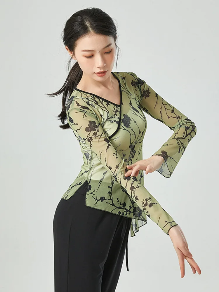 camisa-de-danca-de-manga-longa-com-decote-em-v-de-malha-floral-pura-para-desempenho-classico-elegante-leve-pratica-superior-para-palco-feminino