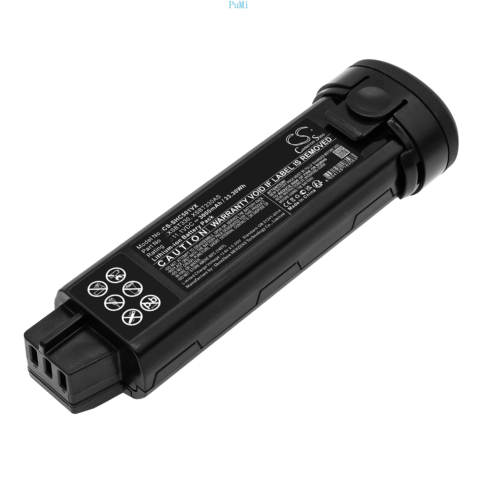 Replacement Battery for Shark  Evopower System Flex CS200J, Evopower System Flex CS401J, Evopower System Flex CS501J,WS620,WS630