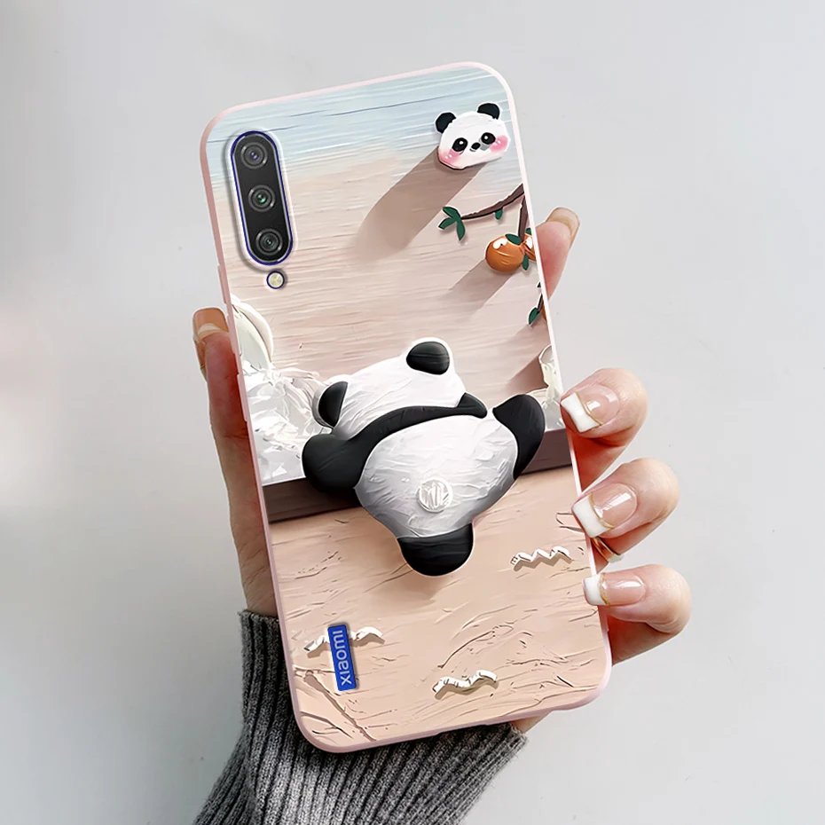 For Xiaomi Mi A3 Case Mi A3 Cute Astronaut Panda Silicone Phone Cover For Xiomi Mi A3 A 3 MiA3 6.09 inch Soft Coque Protector