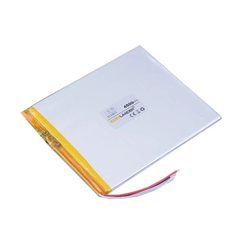 3.7V 3-wire 419495 4500mAh Rechargeable Lithium Li-ion Li Polymer Battery For Tablet Pc  DIY mobile Power bank PAD DVD