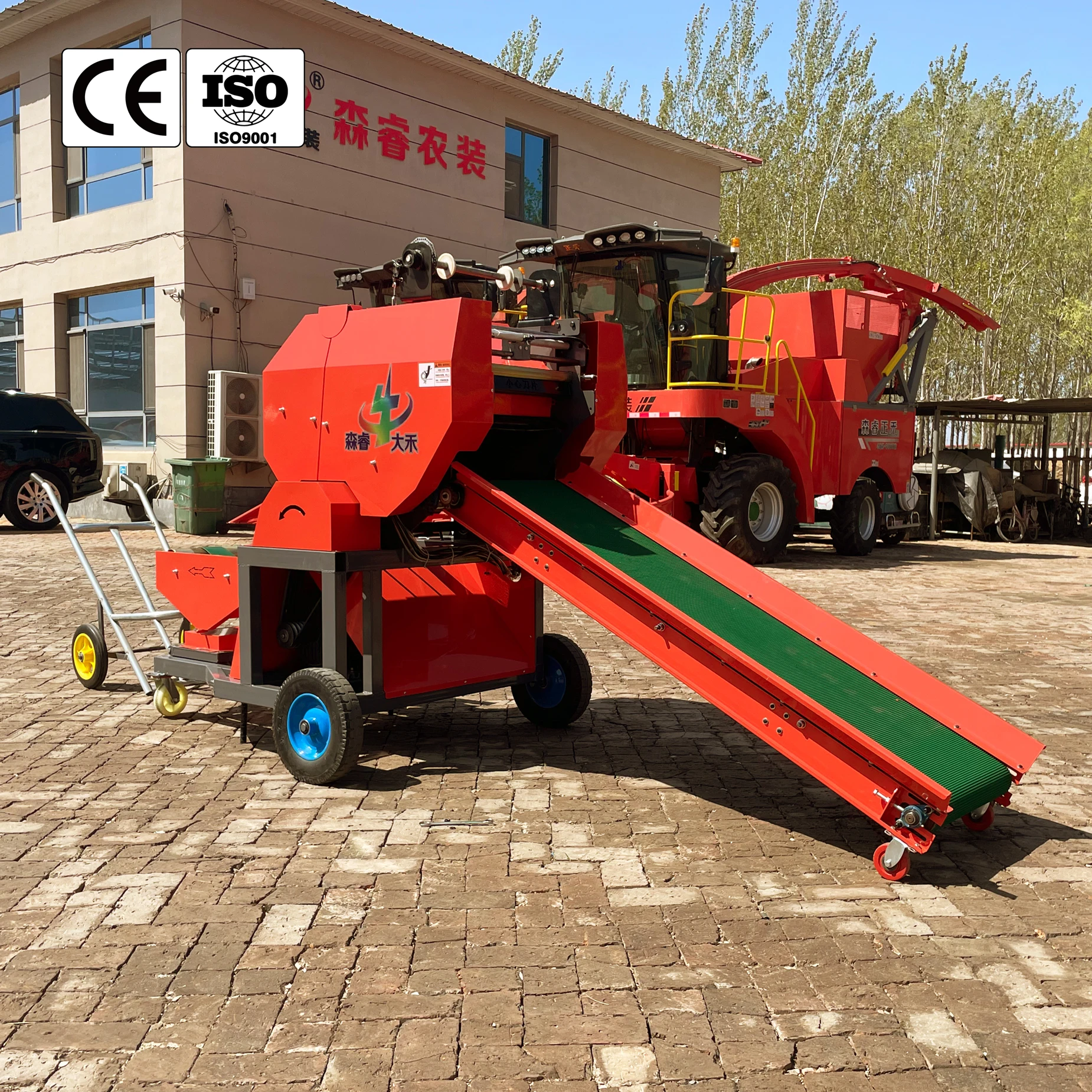 New Arrival Senrui 9YDB-50 Silage Baler Packing Machine for Corn Factory Direct Supply