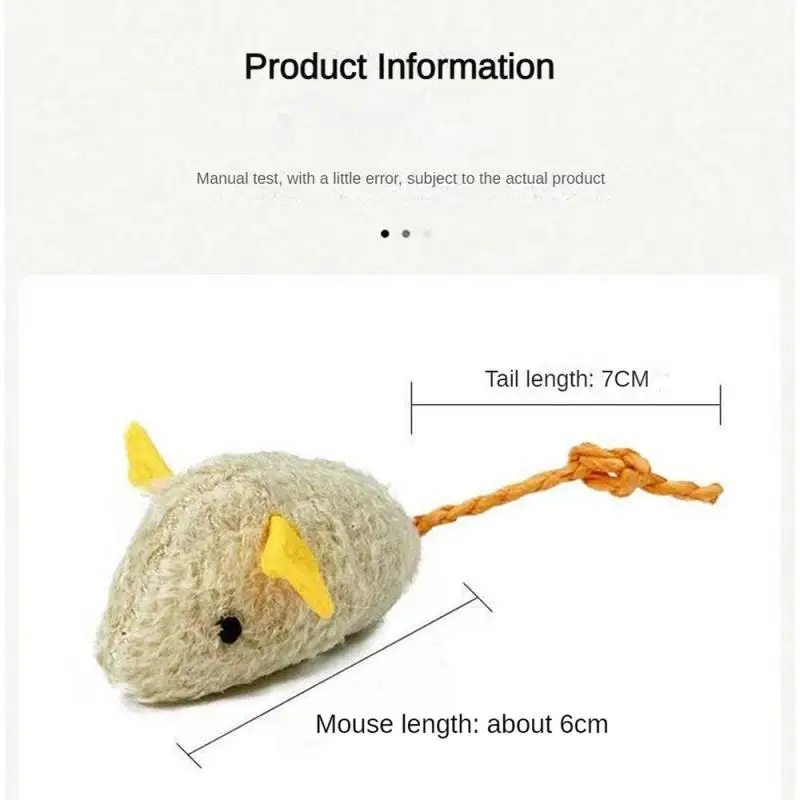 Home Cat Toy Cute Modeling Kitten Toy Mini Mice Toy Herbal Rat Toy Plush Herbal Mouse Universal Cat Accessories Toys For Cats