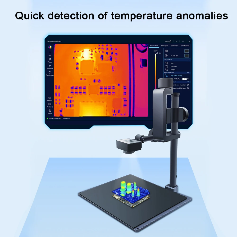 3D Thermal Imager CA09B For Infrared Thermal Imager Mobile Phone Maintenance Motherboard In Electronic PCB Circuits