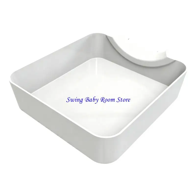 K1AD Home Laundry Drain Pan with Curved Recess for Moisture Control Accessories