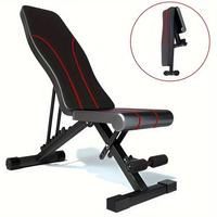 Adjustable Steel Pipe Dumbbell Bench for Home Use Foldable Sit-Up Fitness Stool with Custom Logo