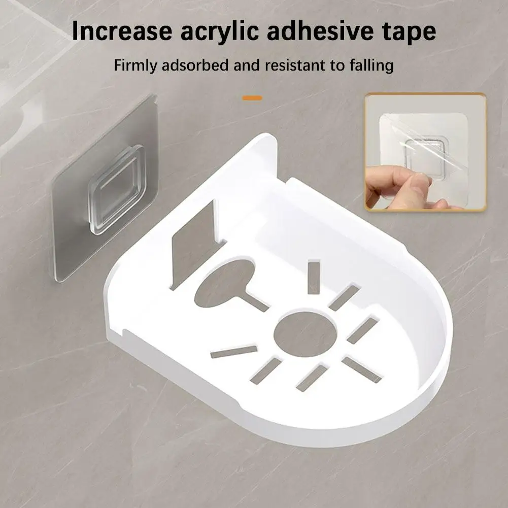 Soporte de cámara sin perforaciones, soporte de vigilancia montado en la pared, estante Universal sin clavos, acrílico sin huellas, Monito B1Y8, 1 unidad