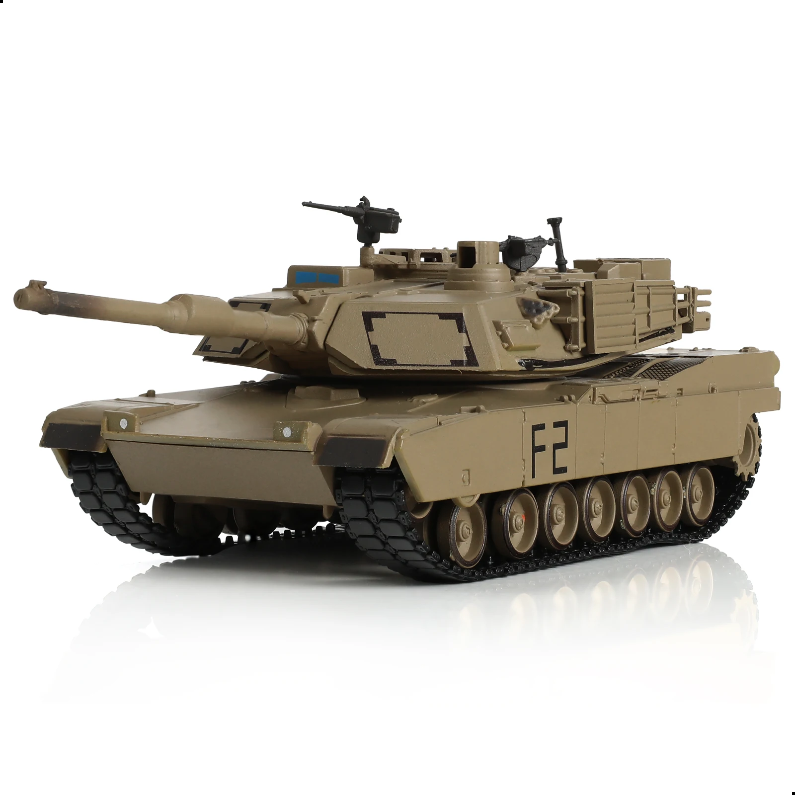 

1:72 F2 U.S. M1A1 Abrams Tank Model Acrylic Display Case Collectible Showpiece Mil. Enthusiast Man Xmas Bday Gift