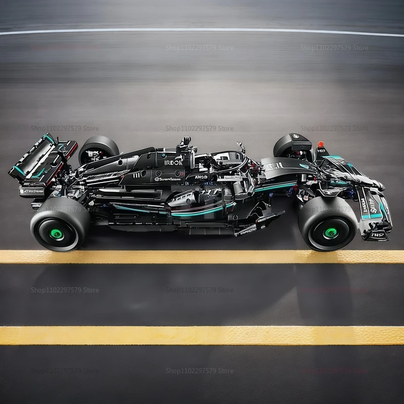 التقنية F1 W14 E الأداء F1 سباق السيارات 1642 قطعة 42171 بناء مجموعات الرياضة سيارة تحصيل أصيلة مفصلة نموذج ديكور #2