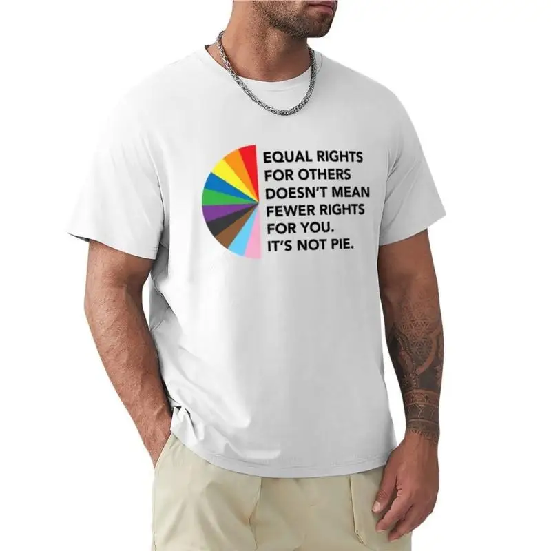 

Equal Rights For Others Doesn't Mean Fewer Rights For You. It's Not Pie. T-Shirt man clothes oversized t shirt men