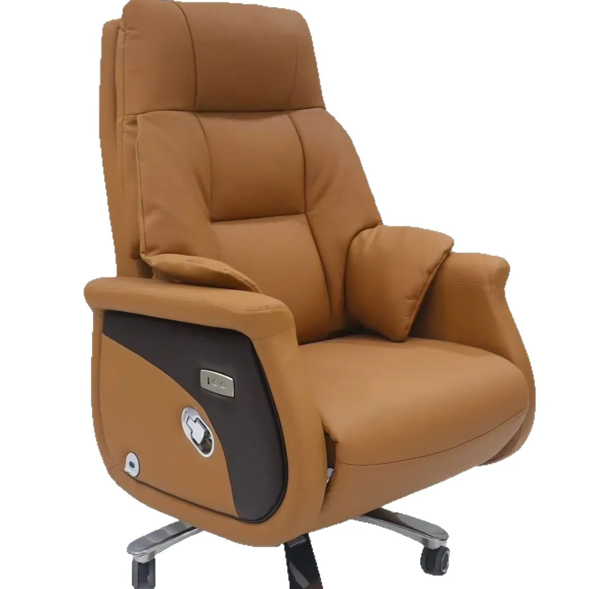 

Light luxury boss chair, high-end comfortable sedentary computer chair, home reclining leather back chair, electric office chair