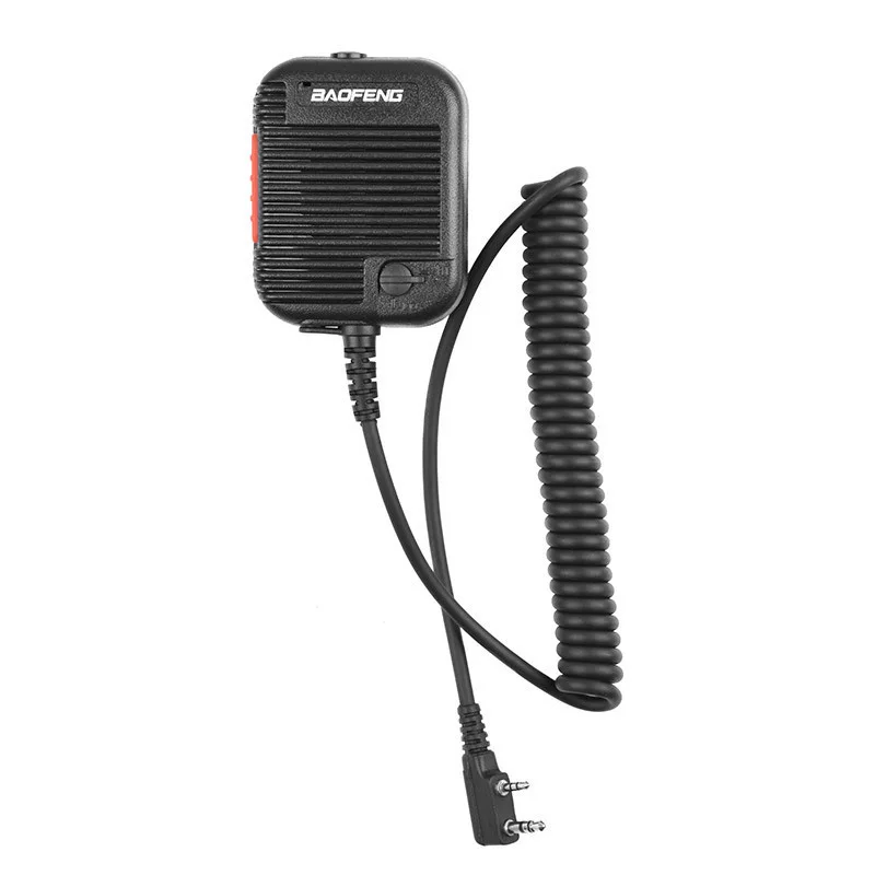 ميكروفون مكبر صوت BAOFENG AR-152 أسود/مموه ميكروفون تكتيكي بحجم عن بعد قابل للتعديل لـ UV-5R 82 UV-S9 PLUS 13 PRO جهاز اتصال لاسلكي