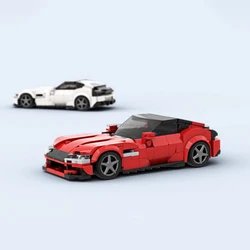 2024 Hot MOC Speed Champion City Car Ferraried Supercar Building Blocks Brick Racing Technique Creative Garage DIY Toys Gifts