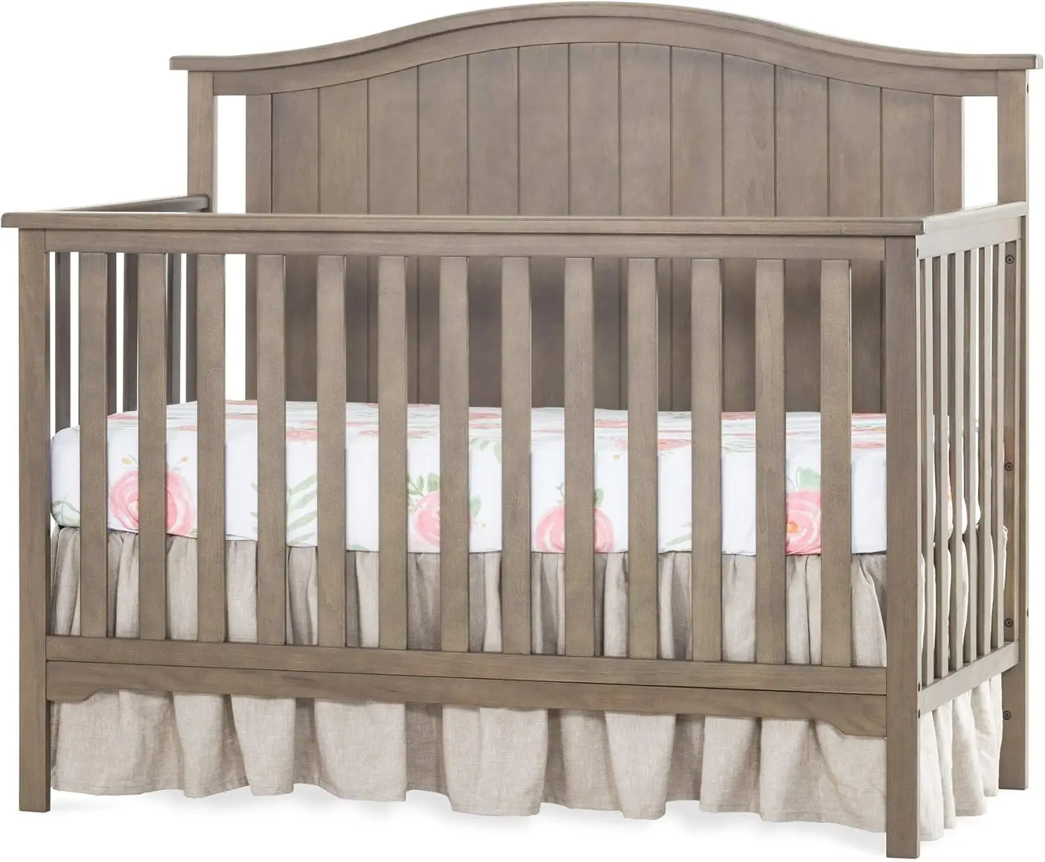 Forever Eclectic Hampton Arch-Top 4-in-1 Convertible Baby Crib
