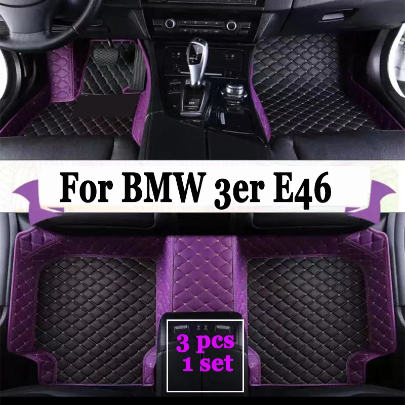 

Custom Car Floor Mats For BMW 3er E46 1997-2004 318-330 Auto Carpets Foot Coche Accessorie