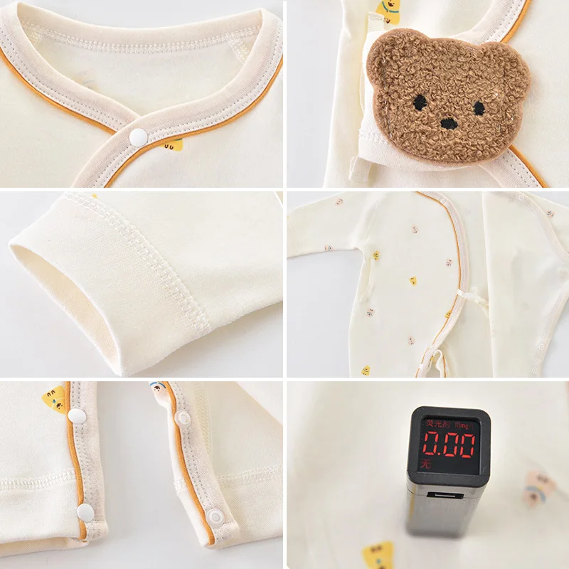 Cartoon Bear Baby Romper Spring Summer Bebe Clothes Soft High Quality Cotton Newborn Bodysuit Infant Jumpsuit One Piece Outfit