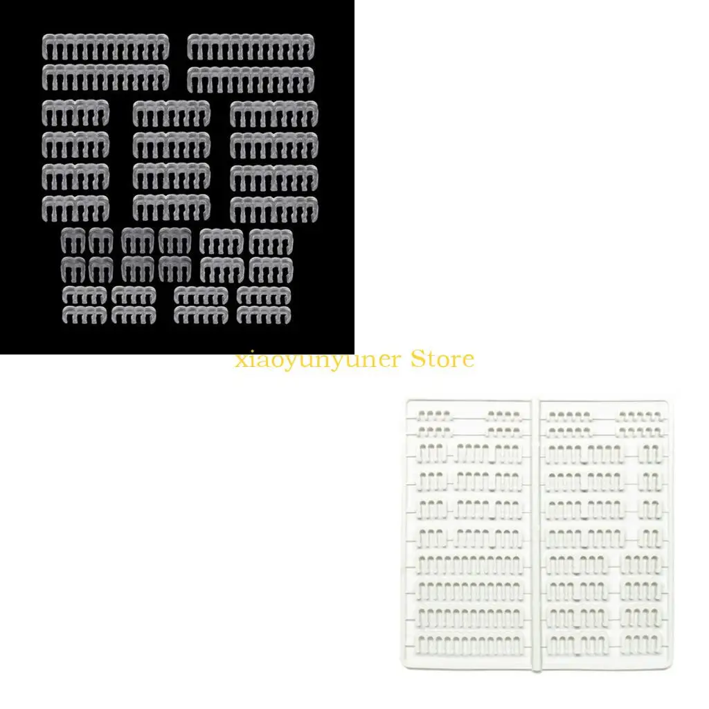 P9JB Computer Case Wire Straighteners Set 36Pcs For 24pin Mainboard Cable Managers 8pin Gpu Cable Holders
