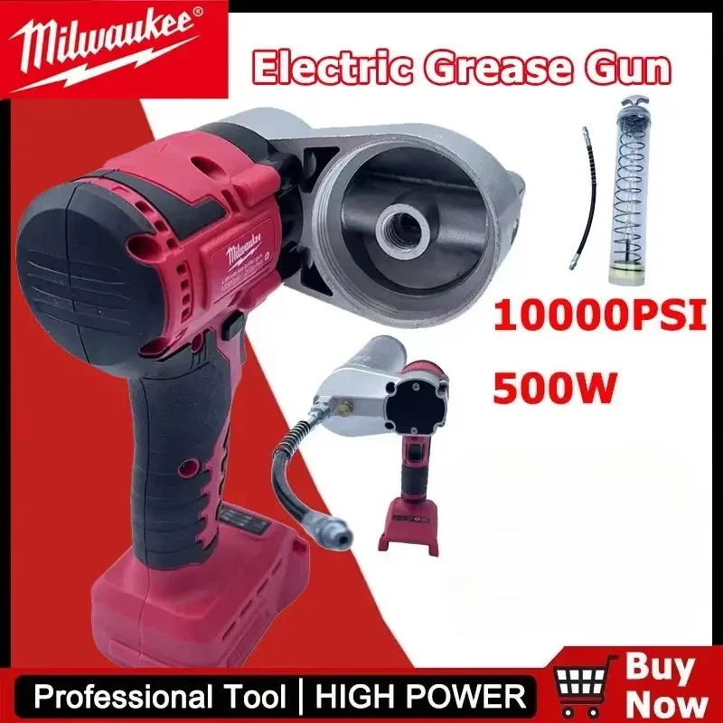 

Milwaukee Brushless Electric Grease Gun Wireless Fully Automatic High-Pressure Fully Automatic Oil Injector Fat Machine Gun