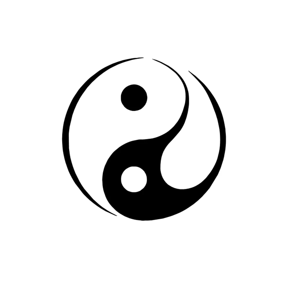 

Harmony Symbol Motorcycle Stickers Vinyl Waterproof UV Proof for Helmet Laptop Water Bottle Spiritual Balance Decor