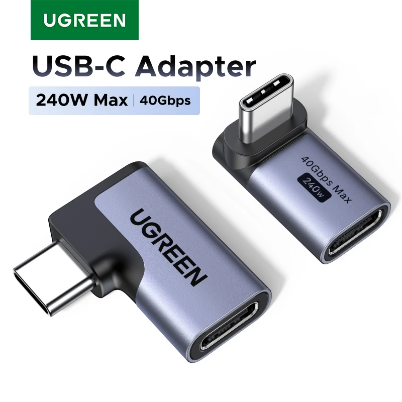 Ugreen Adaptador USB-C Fêmea para Macho 240W 40Gbps