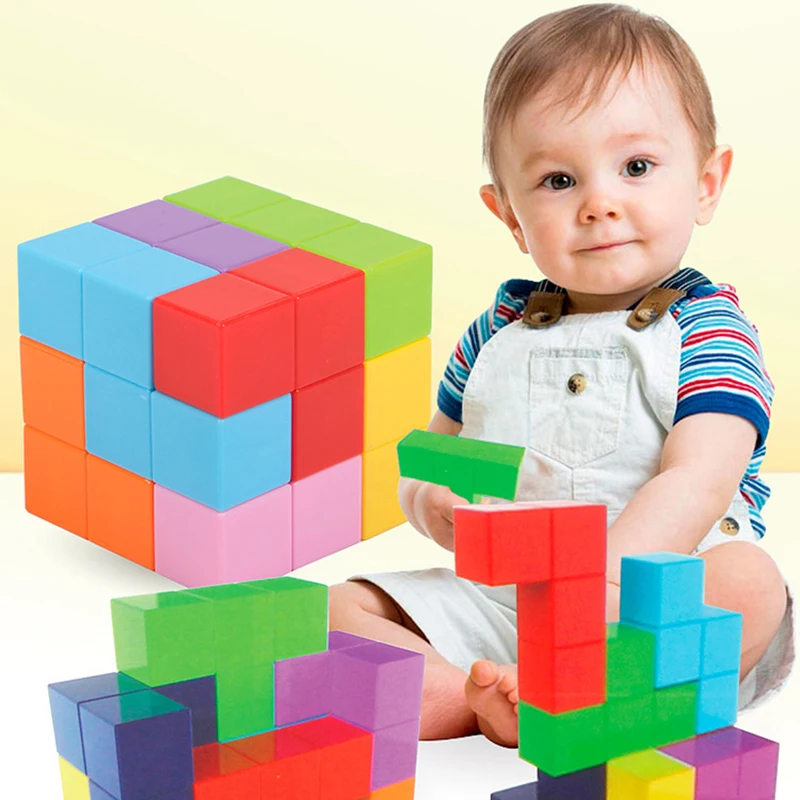 Cube Magneet Magnetische Blokjes Speeltjes Cubo Puzzel Educatief Speelgoed Meerdere Vormen Magic Cube Kerst Verjaardag Geschenken