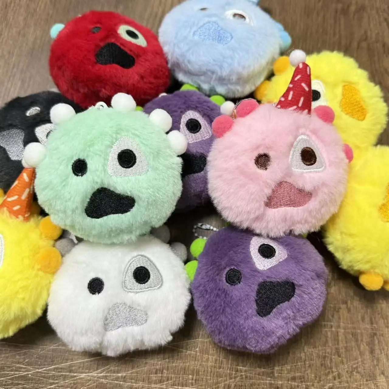 2026 Korean boy band New Ball Plush Doll Pendant Fan Support Surrounding Round Doll Accessories Gift Fan Series SS