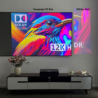 Projection Screen Fresnel 5.0 Pro Ambient Light Rejecting Fixed Frame  90 Inch Screen for Ultra Short Throw Projector  8K 3D