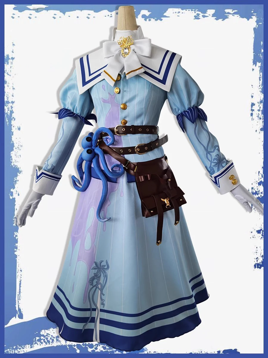 Game Identity V Doctor Emily Dyer Cosplay Costume Lydia Jones Dress Cute Party Suit Halloween Carnival Uniforms Custom Made