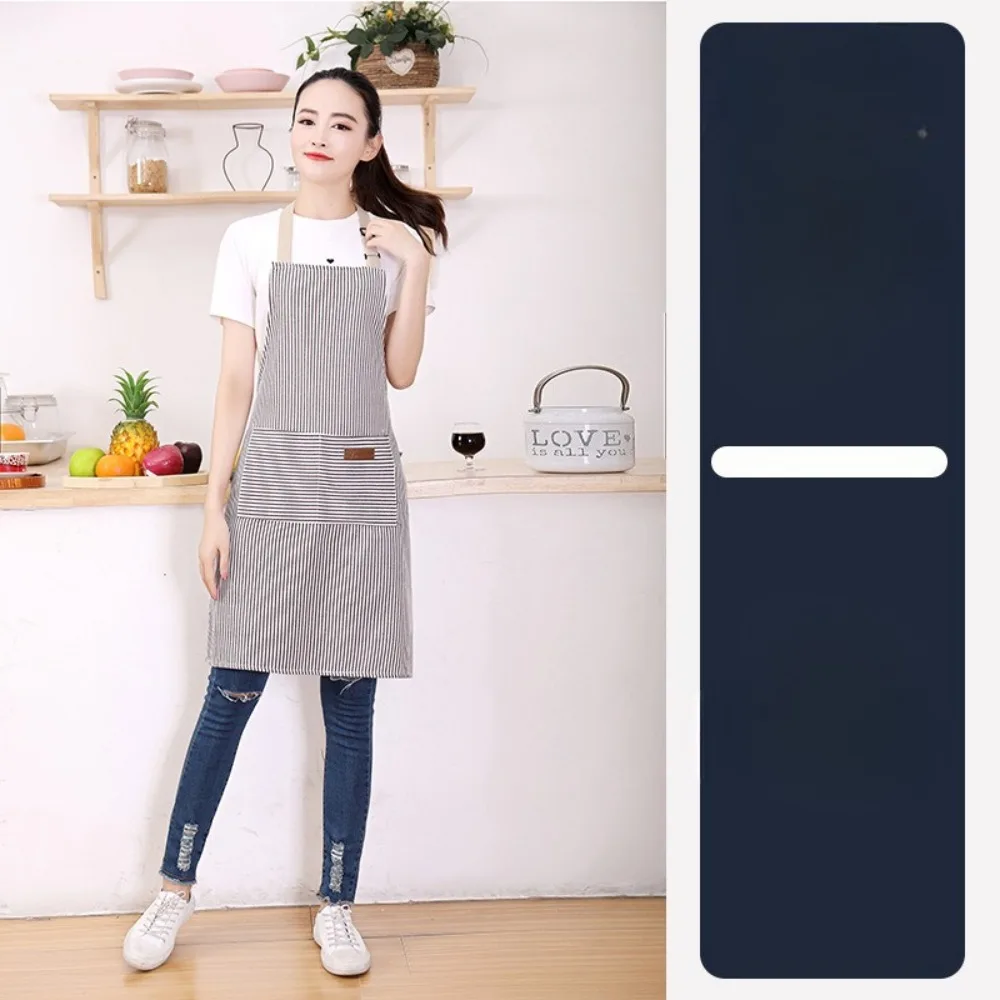 2026 New Casual Kitchen Apron Adjustable Comfortable Unisex Baking Cooking Apron Home Restaurant